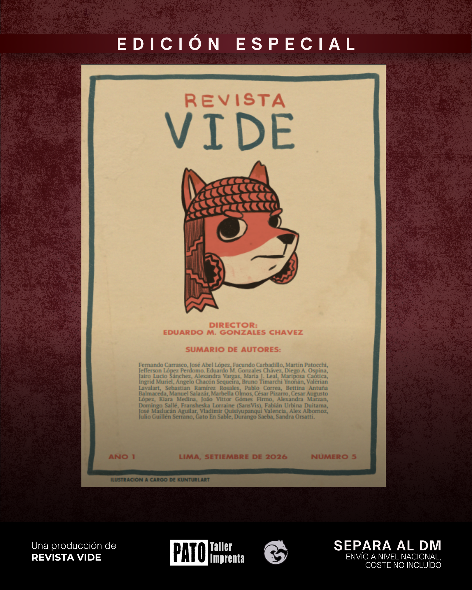 Portada de la Revista Vide N.º 5, Gótico Urbano
