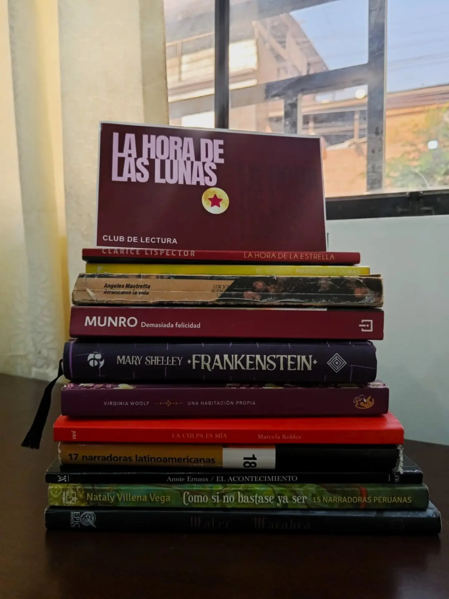 Lectoras y lectores del club reunidos al aire libre